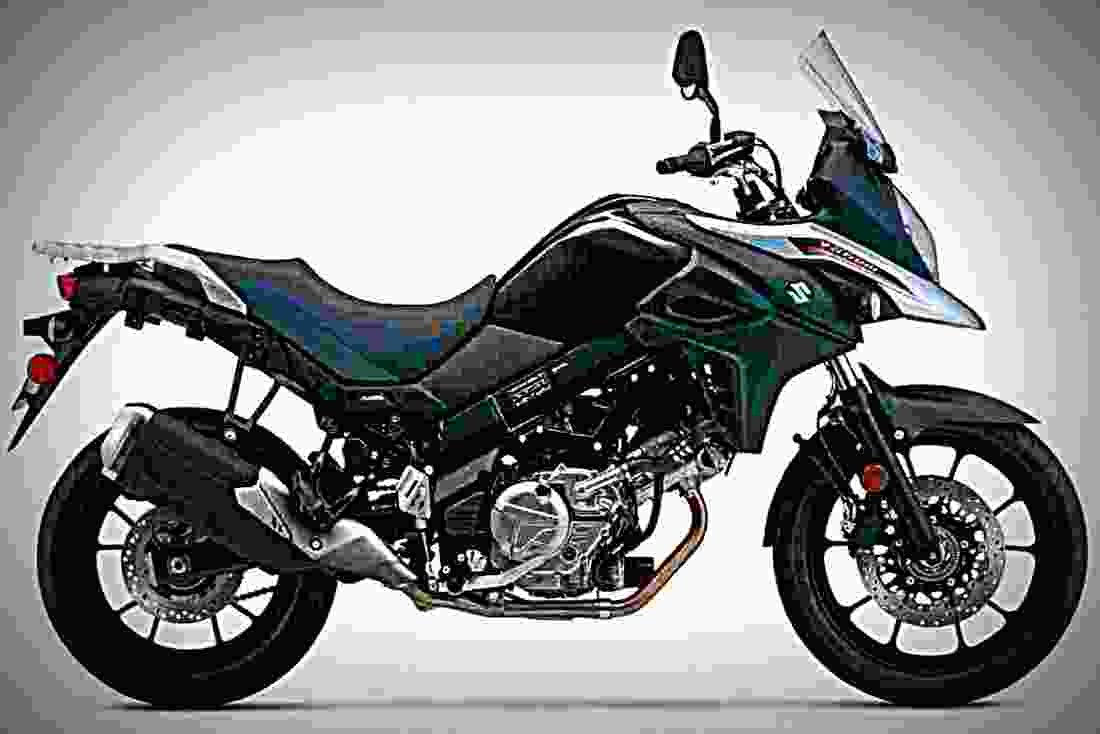 Suzuki V Strom 650XT ABS 2017 2 motorbike A4 Photo Print