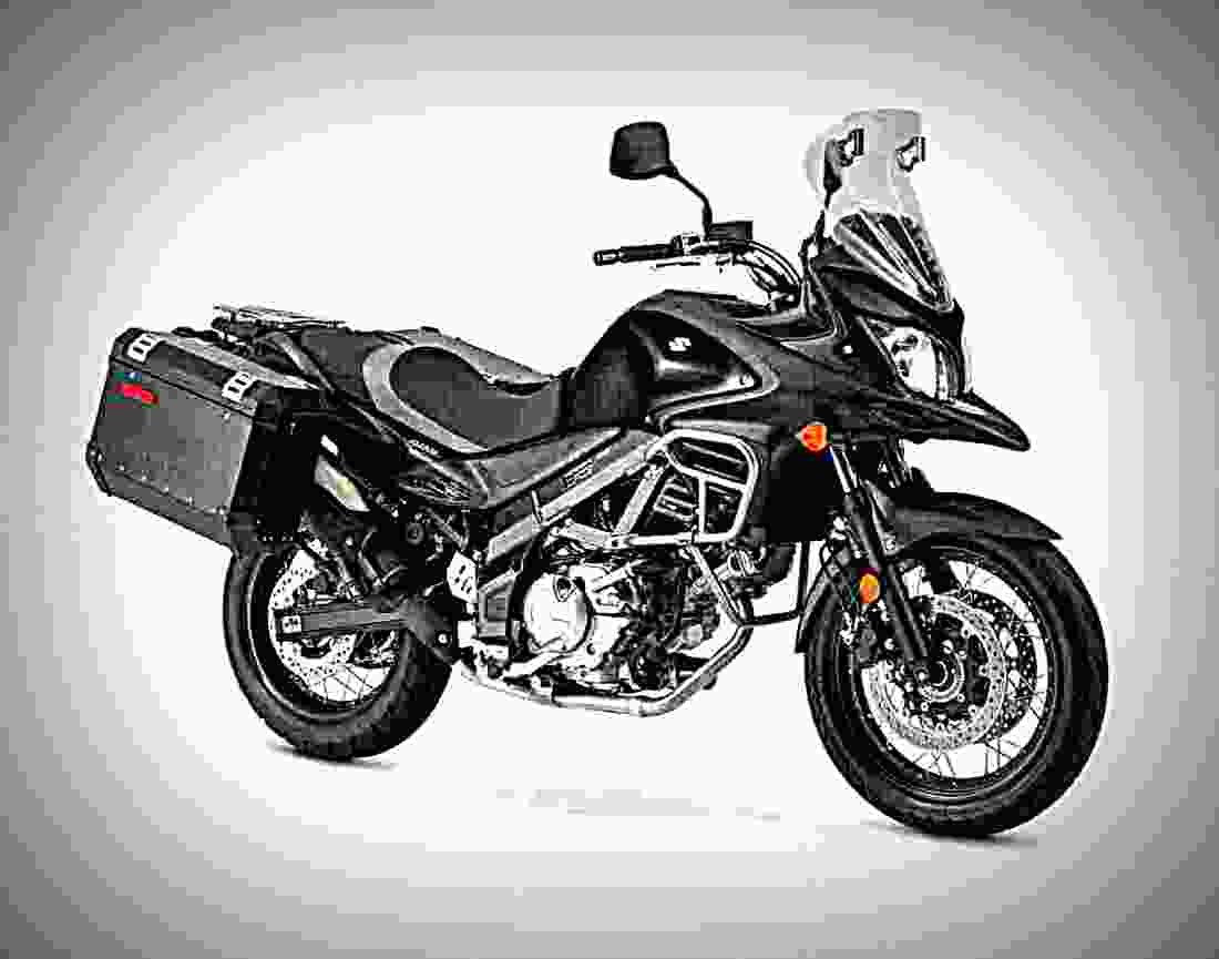 Suzuki V Strom 650XT ABS 2017 3 motorbike A4 Photo Print
