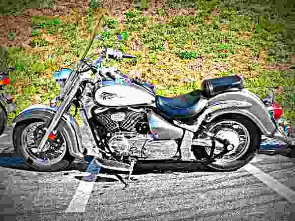 Suzuki VL 800 Intruder Volusia 2001 6 motorbike A4 Photo Print