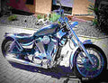 Suzuki VS 1400 GLP Intruder 2003 5 motorbike A4 Photo Print