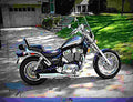 Suzuki VS 1400 GLP Intruder 2003 6 motorbike A4 Photo Print