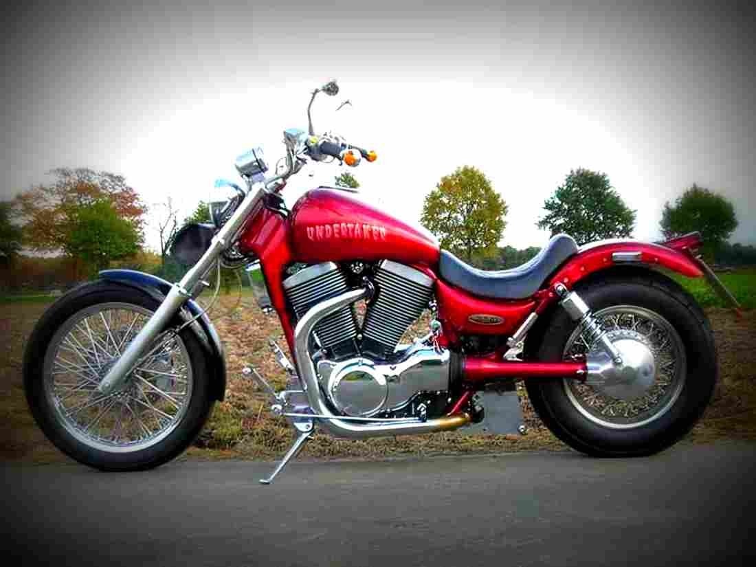 Suzuki VS 1400 Intruder 1988 3 motorbike A4 Photo Print