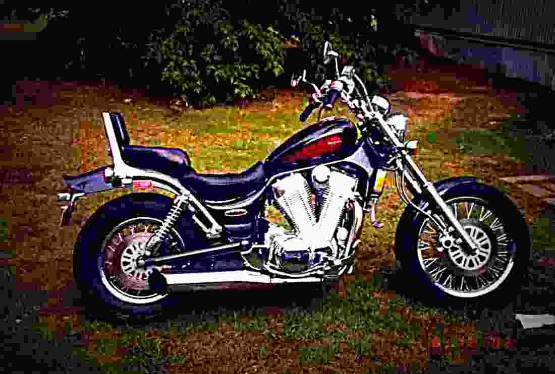 Suzuki VS 1400 Intruder 1995 6 motorbike A4 Photo Print