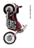 Suzuki VS800 Intruder 1992 A4 Photo Print