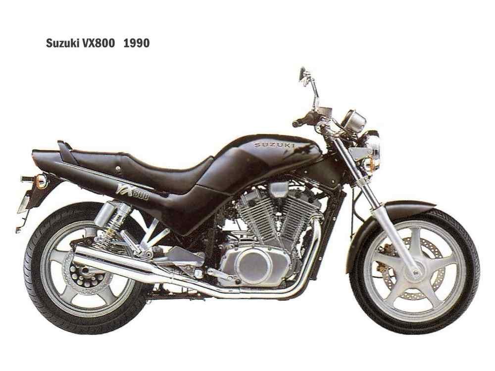Suzuki VX800 1990 motorbike A4 Photo Print