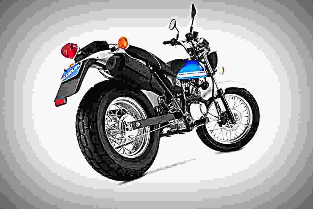 Suzuki VanVan 200 2017 1 motorbike A4 Photo Print
