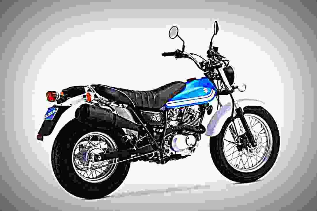 Suzuki VanVan 200 2017 2 motorbike A4 Photo Print