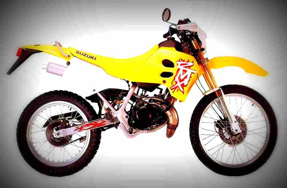 Suzuki Wolf 50 49cc 2 motorbike A4 Photo Print