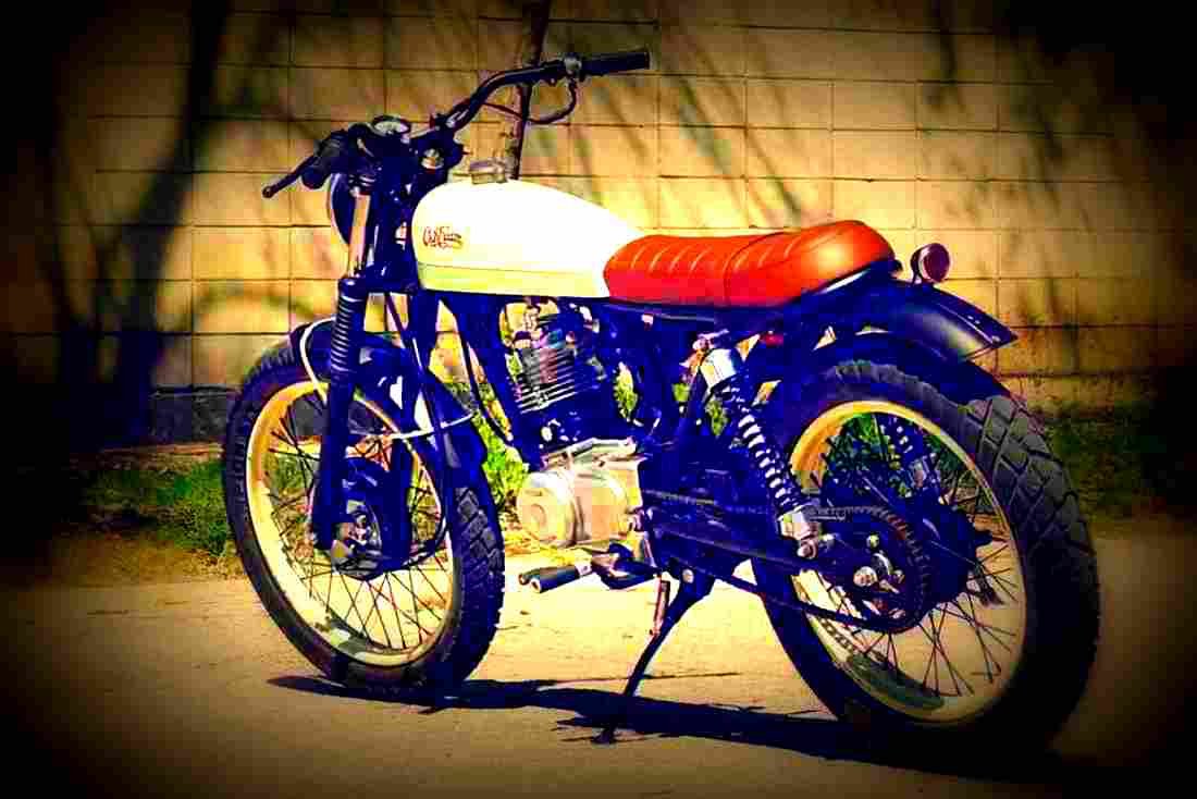 Suzuki Wolf 50 49cc 5 motorbike A4 Photo Print