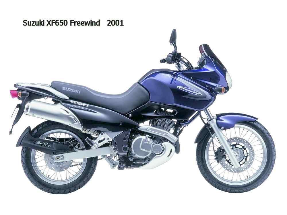 Suzuki XF650 Freewind 2001 motorbike A4 Photo Print