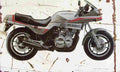 Suzuki XN85Turbo 1984 Aged Vintage A4 Photo Print