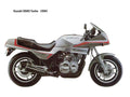 Suzuki XN85Turbo 1984 motorbike A4 Photo Print