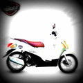 Suzuki e Lets W 2018 4 motorbike A4 Photo Print