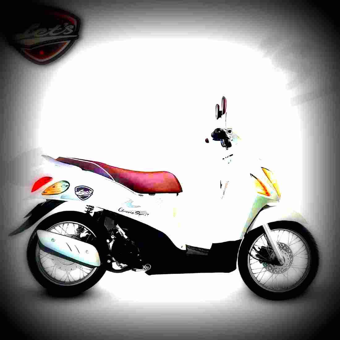 Suzuki e Lets W 2018 4 motorbike A4 Photo Print