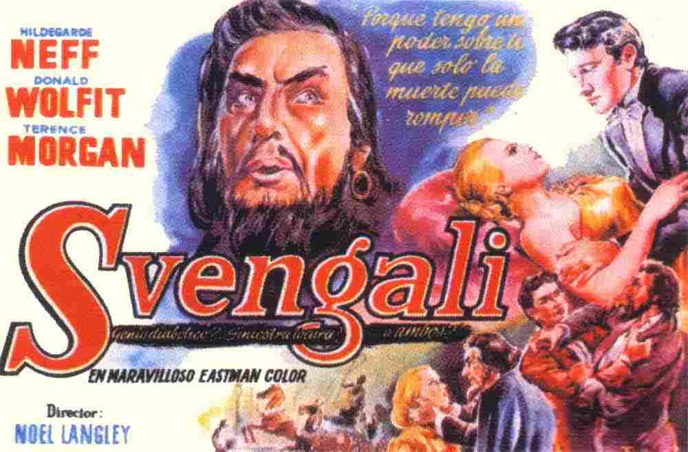  Svengali 1954 01 film star poster A4 Photo Print
