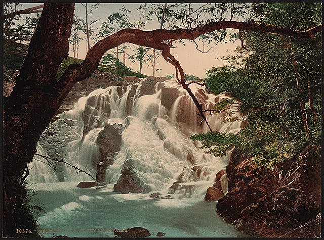 Swallow Falls II Fairy Glen Bettws y Coed Vintage A4 Photo Print
