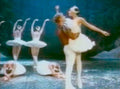Swan Lake Dancers Vintage Retro Advert Poster A4 Photo Print