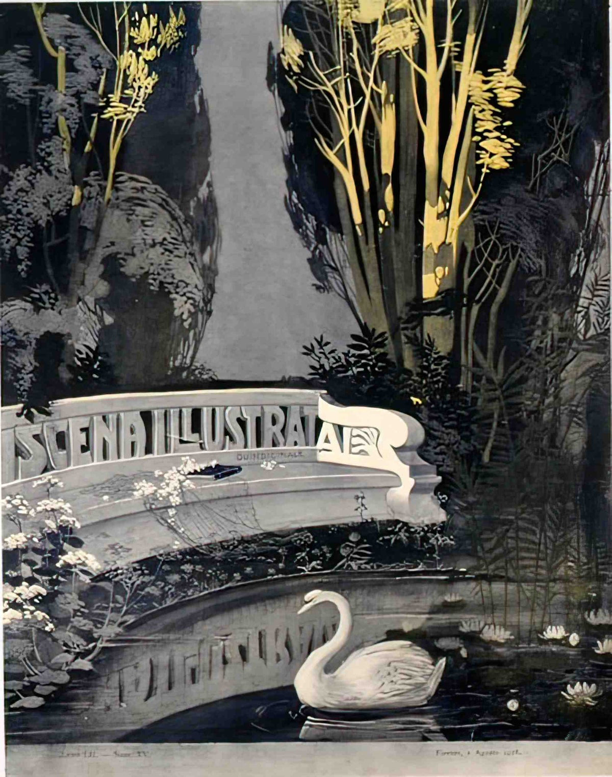 SwanLake Advert A4 Photo Print