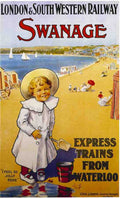 Swanage Waterloo Advert A4 Photo Print