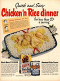 Swanson Rice Fricassee 1940s Vintage Retro Advert Poster