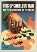 Swastika Puzzle Convoy American World War II Advert Poster