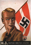 Swastika Youth Flag 1940s Vintage Retro Advert Poster