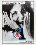 Swatch Ad Vintage Retro Advert Poster A4 Photo Print