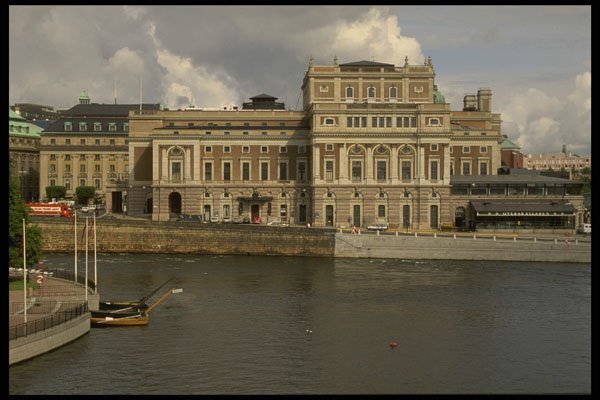 Sweden 201009 Stockholm Opera House And Operakalleran Restaurant A4 Photo Print