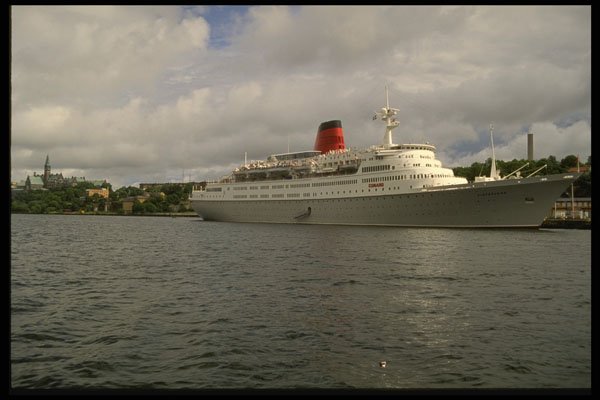 Sweden 201029 Sodermalm Pier, Berth To International Cruise Ships A4 Photo Print