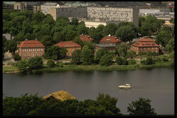 Sweden 201042 Parklike Residential Area, Central Stockholm A4 Photo Print