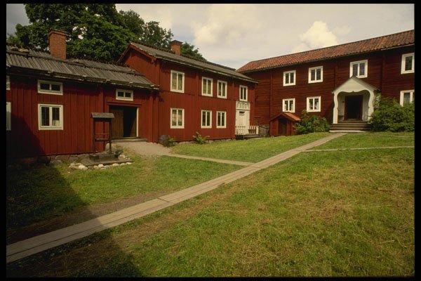 Sweden 201049 17th Century Farmstead, Skansen Museum, Stockholm A4 Photo Print