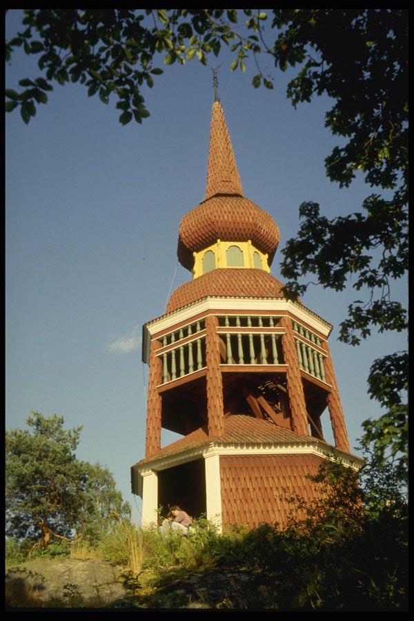 Sweden 201052 Hasjo Belfry, Skansen Museum, Stockholm A4 Photo Print