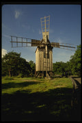 Sweden 201053 Oland style Windmill, Skansen Museum, Stockholm A4 Photo Print