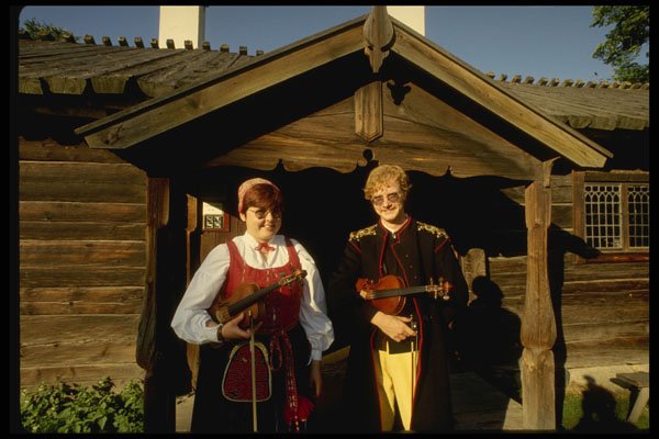 Sweden 201069 Skansen Folk Musicians A4 Photo Print