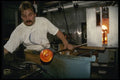 Sweden 201072 Preparing Molten Crystal For Blowing, Smaland A4 Photo Print
