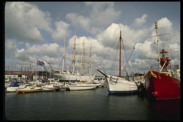 Sweden 201094 Gothenberg Harbor And Marina With Classic Vessels, Sweden A4 Photo Print