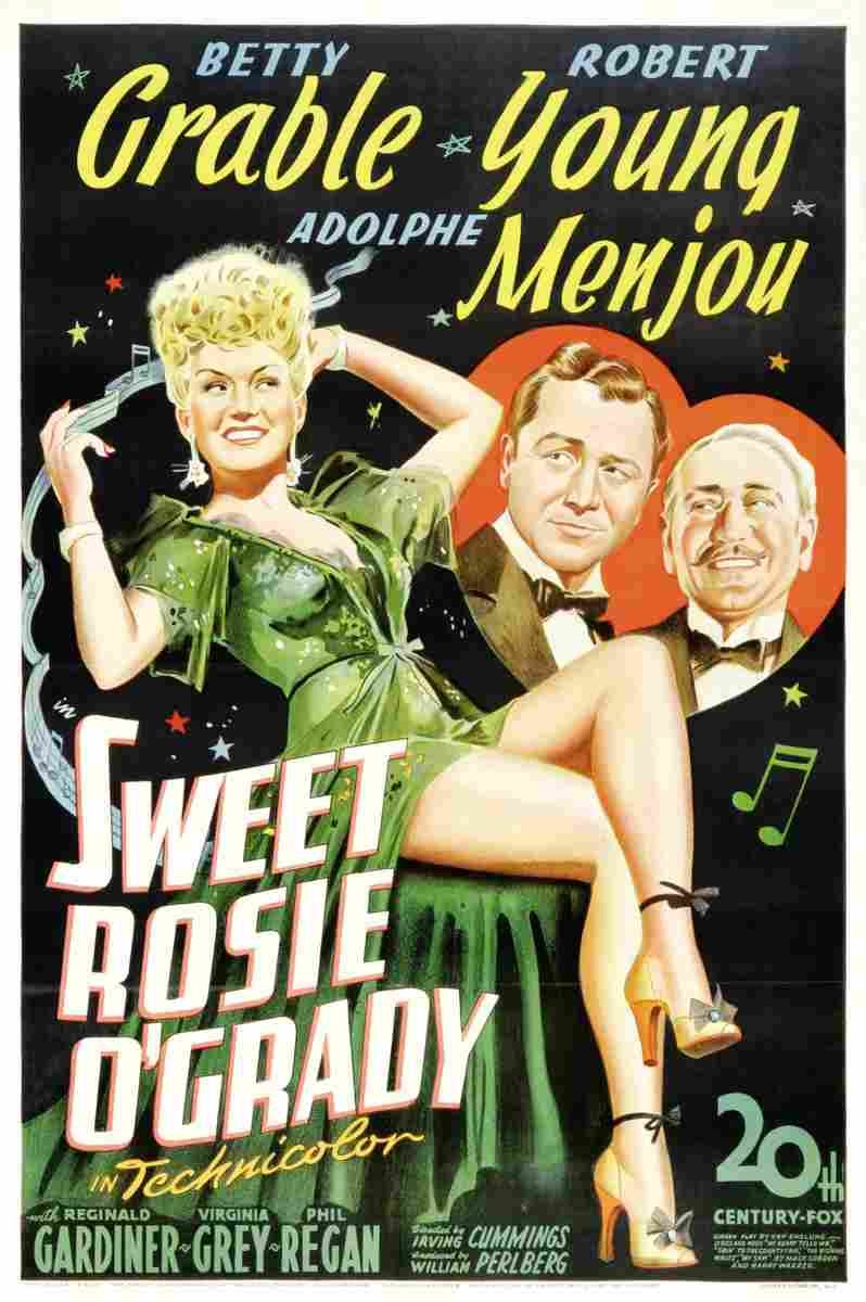  Sweet Rosie OGrady 1943 01 film star poster A4 Photo Print