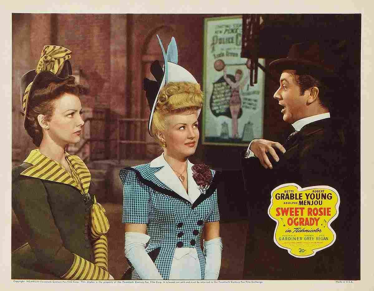  Sweet Rosie OGrady 1943 05 film star poster A4 Photo Print