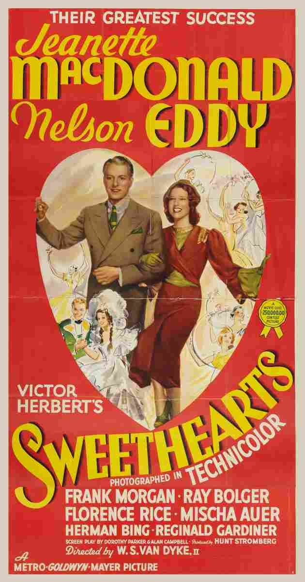  Sweethearts 1938 05 film star poster A4 Photo Print