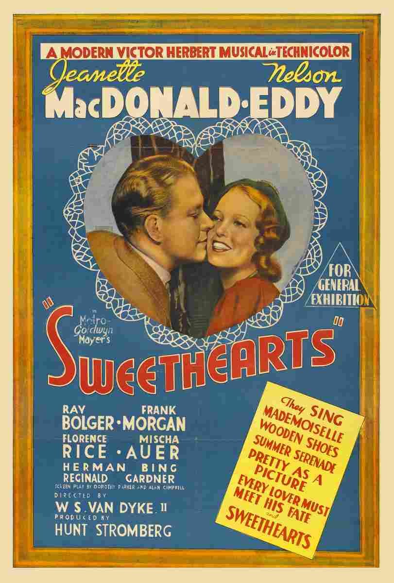  Sweethearts 1938 09 film star poster A4 Photo Print