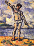 Swimmer With Outstretched Arms Cezanne A4 Photo Print