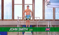Swimming Competition Johnsmith Vintage Retro Advert Poster A4 Photo Print