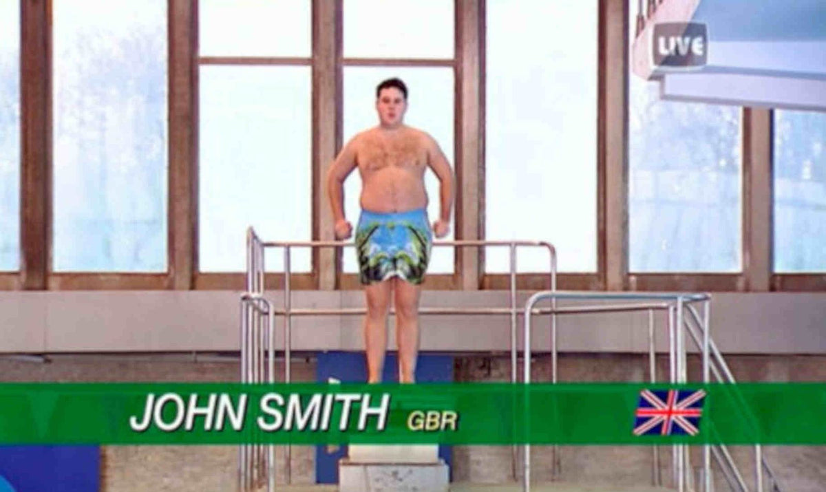 Swimming Competition Johnsmith Vintage Retro Advert Poster A4 Photo Print