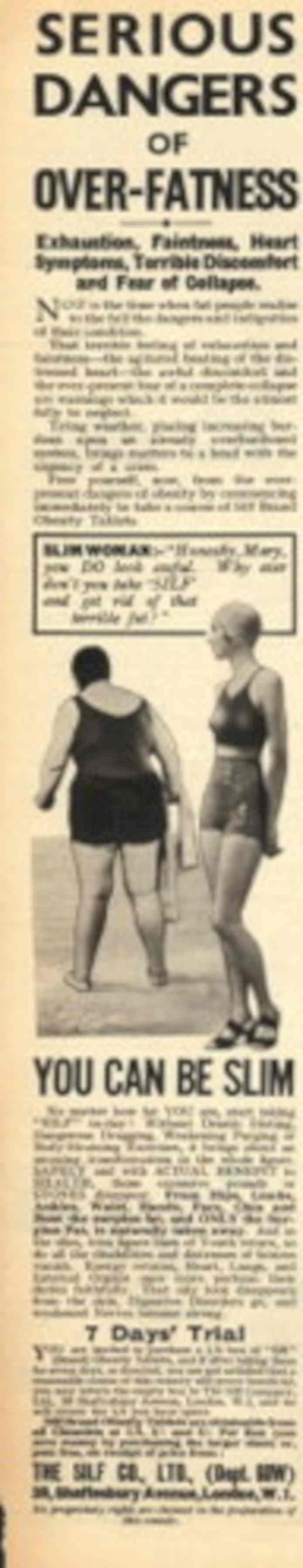 Swimsuit Women Danger 1930s Vintage Retro Advert Poster
