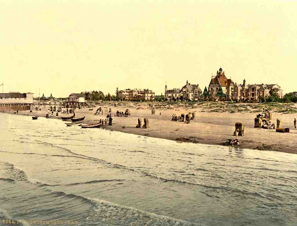 Swinemunde Germany Vintage A4 Photo Print