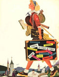 Swiss Travel Poster 1950s Vintage Retro Advert Poster