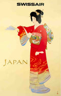 SwissairJapan Advert A4 Photo Print