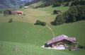 Switzerland Alpine Farmhouse Pasture A4 Photo Print