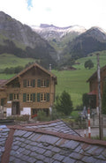 Switzerland Alpine Village Glub A4 Photo Print