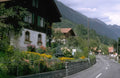 Switzerland Alpine Village Street A4 Photo Print